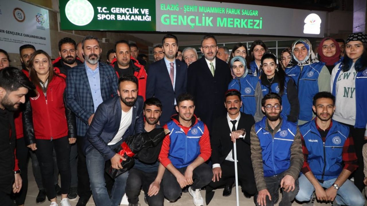 Gençlik ve Spor Bakanı Kasapoğlu, Elazığ’a Geldi