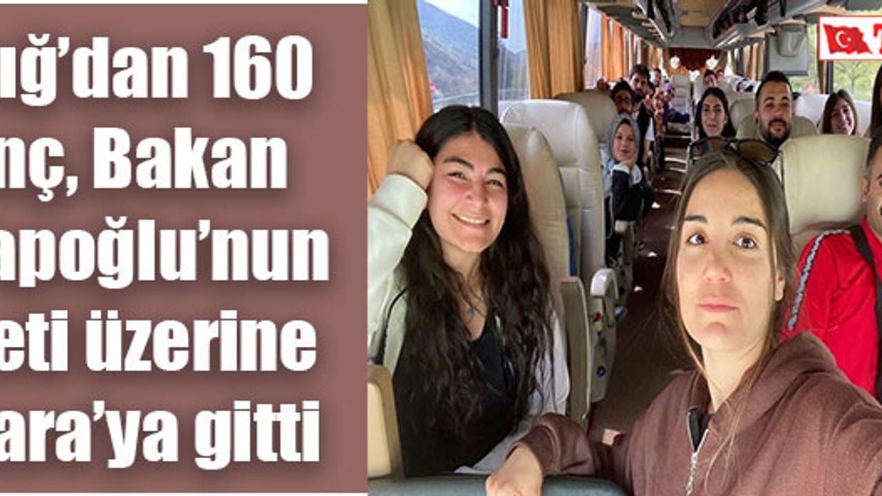 Elazığ’dan 160 Genç, Bakan Kasapoğlu’nun daveti üzerine Ankara’ya gitti