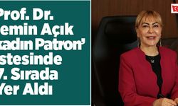 Prof. Dr. Yasemin Açık ‘100 kadın Patron’ Listesinde 17. Sırada Yer Aldı