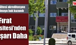 Fırat Üniversitesi’nden Bir Başarı Daha