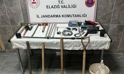 ELAZIĞ'DA KAÇAK KAZI YAPAN 5 ŞÜPHELİ SUÇÜSTÜ YAKALANDI 