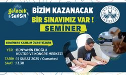 ELAZIĞ'DA ÖĞRENCİLERE YÖNELİK ÜCRETSİZ SEMİNER VERİLECEK