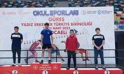 ELAZIĞLI SPORCU GÜREŞTE TÜRKİYE ŞAMPİYONU OLDU