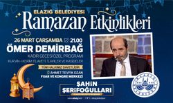 ELAZIĞ BELEDİYESİNDEN KADİR GECESİNE ÖZEL PROGRAM