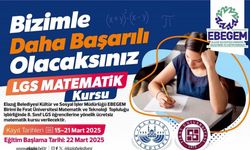 ELAZIĞ'DA LGS ÖĞRENCİLERİNE ÜCRETSİZ KURS