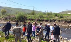 KARAKOÇAN'DA DEREDE BALIK ÖLÜMLERİ