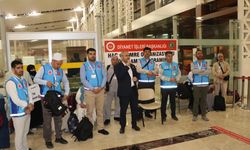 İLK HAC KAFİLESİ DUALARLA UĞURLANDI