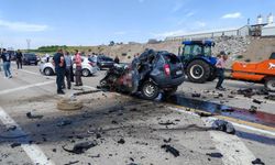 FECİ KAZA: 1 ÖLÜ, 2 AĞIR YARALI