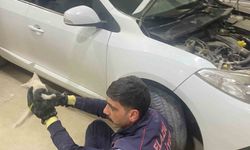 MİNİK KEDİYİ İTFAİYE KURTARDI