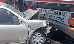 TRAFİK KAZASI: 1 YARALI