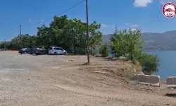 SİVRİCE SAHİLİNDE OTOPARK ÇALIŞMALARI