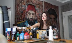 HALI ÜZERİNDE PORTRE ÇALIŞMASI