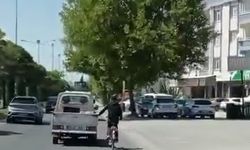 BİSİKLETLİNİN TEHLİKELİ YOLCULUĞU