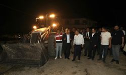 KÖYDE ÇIKAN YANGIN SÖNDÜRÜLDÜ