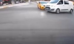 TRAFİK KAZASI KAMERAYA YANSIDI