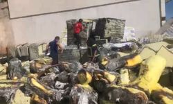 YALITIM MALZEMESİ DEPOSUNDA YANGIN