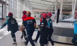 HAVALİMANI'NDA DEPREM TATBİKATI