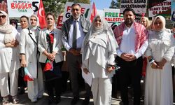 KADINLARDAN GAZZE İÇİN SESSİZ ÇIĞLIK