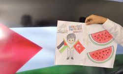 ELAZIĞ'DA ÖĞRENCİLERDEN FİLİSTİN'E DESTEK