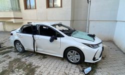 ARACIN İÇİNDE ÇAKMAK GAZI TÜPÜ PATLADI