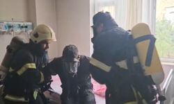HASTANEDE YANGIN TATBİKATI