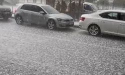 KOVANCILAR İLÇESİNDE DOLU ETKİLİ OLDU