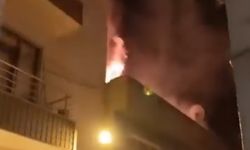 4 KATLI BİNADA YANGIN PANİĞİ