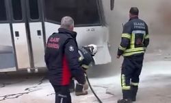 PARK HALİNDEYKEN ALEV ALDI