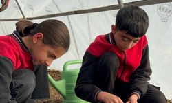 MİNİK ELLER TOPRAKLA BULUŞTU