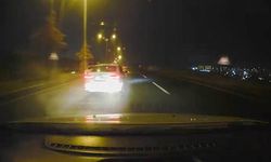 ISLAK YOLDA MAKAS ATTI, KAMERAYA YAKALANDI