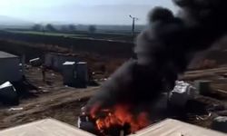 PARK HALİNDEKİ ARAÇ ALEV ALEV YANDI