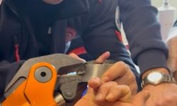 BEBEĞİN İMDADINA İTFAİYE YETİŞTİ