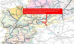 ELAZIĞ - DİYARBAKIR YOLU AĞIR ARAÇ TRAFİĞİNE KAPATILDI