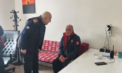 DONMAK ÜZERE OLAN VATANDAŞIN YARDIMINA İTFAİYE YETİŞTİ