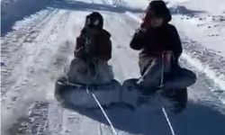 ÇOCUKLARIN KAR EĞLENCESİ