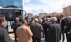 KOVANCILAR'DA UMRE KAFİLESİ DUALARLA UĞURLANDI