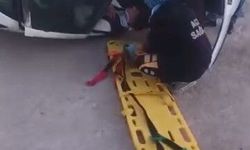 OTOMOBİL TAKLA ATTI