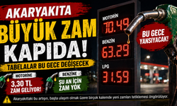 AKARYAKITA BÜYÜK ZAM KAPIDA