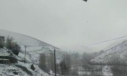 ELAZIĞ'IN YÜKSEK KESİMLERİNDE KAR YAĞIŞI