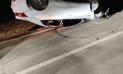 OTOMOBİL TAKLA ATTI: 6 YARALI