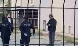 TABANCASINI OKUL BAHÇESİNE ATTI