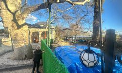 CAMİ BAHÇESİNE MÜDAHALE TEPKİ ÇEKTİ