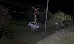 TRAFİK KAZASINDA 2 KİŞİ YARALANDI