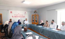 MANEVİ REHBERLİK ALANLARINDA YÜRÜTÜLEN FAALİYETLER DEĞERLENDİRİLDİ