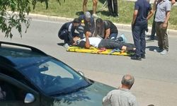MOTOSİKLET DEVRİLDİ
