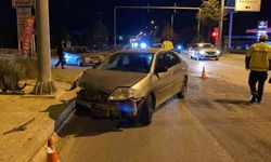 TRAFİK KAZASINDA 1 KİŞİ YARALANDI