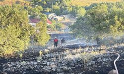 ARAZİ YANGININA MÜDAHALE EDİLDİ