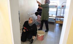FEDAKAR ÖĞRETMENLER TATİLDE OKULU YENİ DÖNEME HAZIRLIYOR