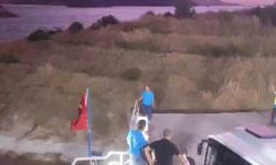 FERİBOT İSKELESİNDE FIRTINA