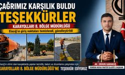 YENİDEN REFAH PARTİSİNDEN KARAYOLLARINA TEŞEKKÜR